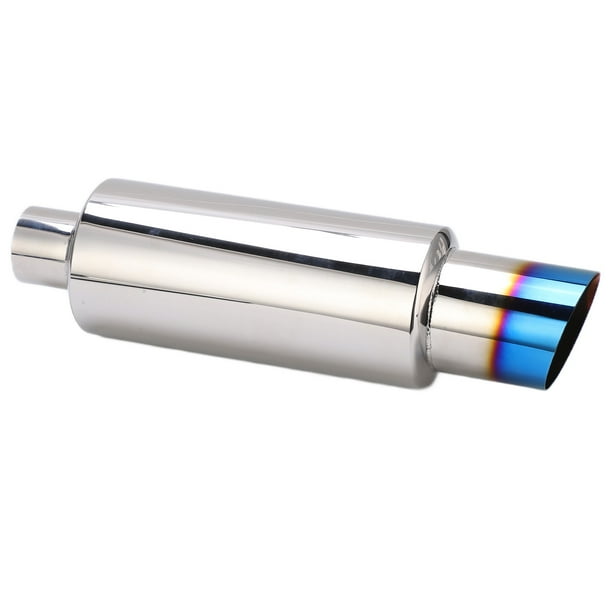 Exhaust Muffler Exhaust Muffler Replacement Stainless Steel Mirror Polishing For 2.0In Exhaust Pipe For Universal