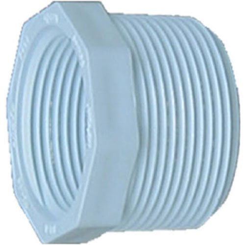 Genova Products PVC Reducing Bushing 34321 - Easy Installation - 2" Mpt x 1-1/2" Fpt