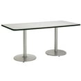 thumbnail image 7 of KFI Studios Mode 3.5' x 8' Counter Height Dining Table, River Cherry, Black Base, 7 of 7