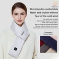 thumbnail image 4 of Yuarrent Bufanda de calefacción de invierno 3 niveles USB Cuello calentador de hombros Bufandas 5W Senderismo Suave protección portátil Type2 NO2, 4 of 6