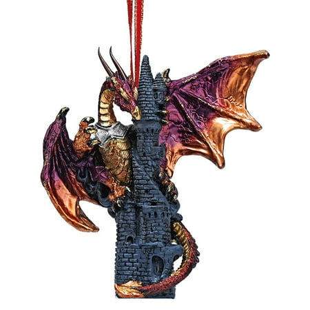 Zanzibar, the Gothic Dragon Holiday Ornament: Set of Three