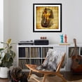 thumbnail image 4 of Art.com Egyptian Papyrus With Pharaoh Art Print by Maugli-l, Black Frame Wall Art, 38" x 38", 4 of 5
