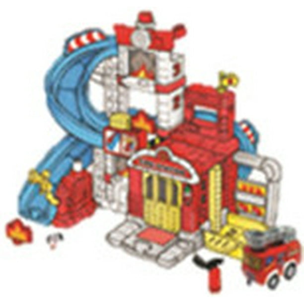VTech Go! Go! Smart Wheels Rescue Tower Firehouse Track Set™