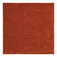 thumbnail image 4 of Unique Loom Solid Shag Collection Area Rug (7' 10" Square Terracotta), 4 of 7
