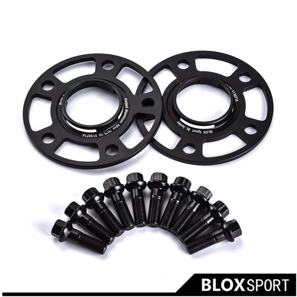 2x 7mm Front Wheel Spacer for Porsche for Cayenne Turbo S 2007+ | 5x130 + 10pc Bolts