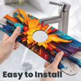 thumbnail image 6 of Kdxio Colorful Paint Print Pattern Non-Slip Diatom Mud Faucet Drain Pad,Self Absorbent Mat for Kitchen Sink for Variety Kitchen & Bathroom Countertops, 6 of 7