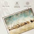 thumbnail image 6 of Elephant Stock Roaming Horses Wall Art - Horizontal Canvas Wall Art - Living Room Wall Decor - Animal Canvas - Blue And Brown Decor By Ynon Mabat - 48" x 32", 6 of 8