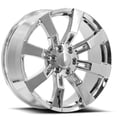 thumbnail image 2 of 22x9 O.E. Revolution G-02 Chrome Wheel 6x5.5 (31mm), 2 of 2