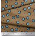 thumbnail image 2 of Soimoi Polyester Crepe Fabric Dart Board Sports Decor Fabric Printed Yard 52 Inch Wide, 2 of 3