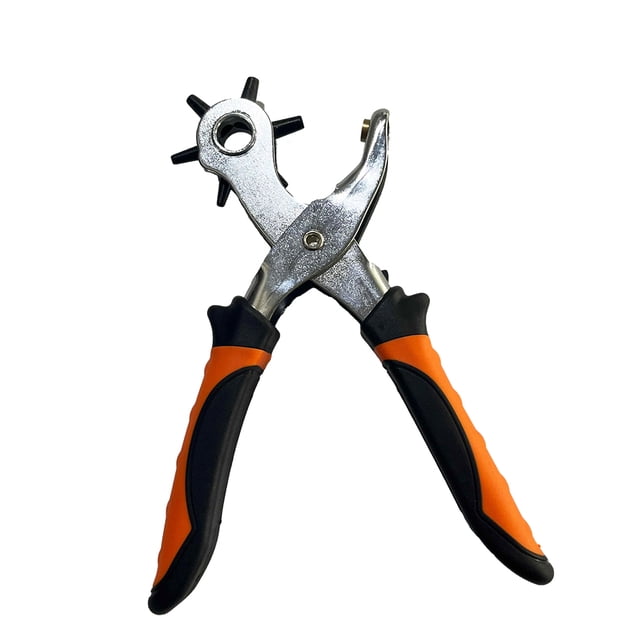 Decodeary Leather Hole Puncher Tools Pliers Belt Craft Sewing Machine Handcrafts Economical Style Round Hole