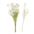 thumbnail image 1 of Ramo de margaritas artificiales de seda, 10 unidades, para exteriores, hogar blanco, 1 of 9