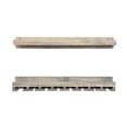 thumbnail image 3 of del Hutson Designs Rustic Luxe 36" Stemware Holder and Display Shelf, Grey, 3 of 6