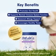 thumbnail image 2 of PetLab Co. Probióticos para perros, favorecen la salud intestinal, diarrea ocasional, salud digestiva y alergias estacionales - Sabor a cerdo - 30 comprimidos masticables - El envase puede variar, 2 of 6