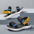 thumbnail image 4 of JAJAHO Boys Girls Sandals Summer Outdoor Athletic Kids Sport Water Shoes Lightweight Open Toe Hook And Loop Sandals For Kids Toddlers Trendy Shoes, 4 of 8
