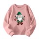 thumbnail image 4 of Blusas y camisas de manga larga con cuello redondo para niños Estampados navideños de manga larga Casual Suelto Forro polar para mayor calidez Sudadera con capucha de manga larga con cuello redondo pa, 4 of 4