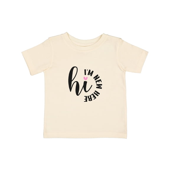 Inktastic Hi, I'm New Here Girls Baby T-Shirt