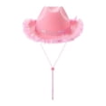 thumbnail image 1 of Sombrero de para mujer, sombrero de jazz con correa, sombrero de vaquero, sombreros para regalo del día de la madre, 1 of 9