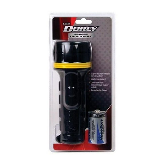 Dorcy 41-2965 Rubber LED Flashlight - Black