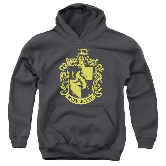Harry Potter - Hufflepuff Crest - Youth Hooded Sweatshirt - X-Large