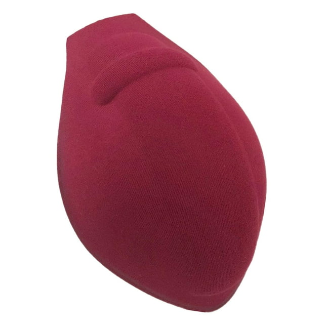 Almohadilla de esponja suave tridimensional para realzar la copa del pene. Vino rojo