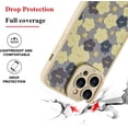 thumbnail image 2 of Compatible with iPhone 13 Pro Max Case for Women Girls,Cute Retro Purple White Floral Flower Pattern with Soft Flexible Silicone Case Anti-Scratch Shockproof Smooth Case for iPhone 13 Pro Max, 2 of 12