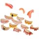 thumbnail image 1 of 50 piezas de dientes divertidos, dientes falsos feos, juguete de broma, dientes con problemas de plástico, para decoración navideña de vacaciones Ormromra WRLF-705, 1 of 3