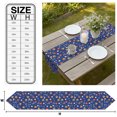 thumbnail image 3 of Baseball Sports Table Runner Linen Burlap Table Runner 120 Inches Long Modern Classic American Balls Blue Dresser Scarves for Kitchen Island Coffee Dining Room Party Wedding Holiday Decor 13"x120", 3 of 8