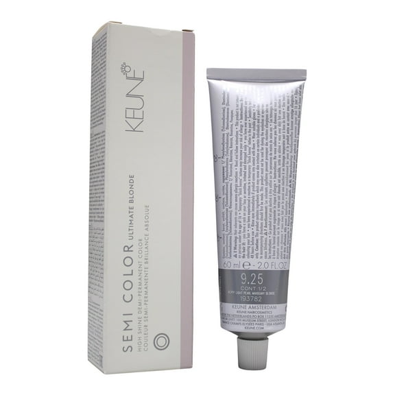 Keune Semi Color 9.25 Demi-Permanent Color Very Light Pearl Mahogany Blonde 2 Oz