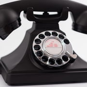 GPO Retro GPO200BLK 200 Vintage Rotary Dial Telephone Classic Bakelite Black [MISC ACCESSORY] Black