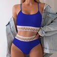 thumbnail image 2 of Afdoent Women's Bikini Sets New Women's Split Swimsuit Bikini Two Piece Swimwear Bathing Suit Vintage Swimwear, 2 of 7