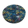 thumbnail image 6 of Uemuo Halloween Elements Pattern Round Bar Stool Seat Covers Washable Stool Cushion Slipcover Elastic Bar Chair Covers-12 inch, 6 of 7
