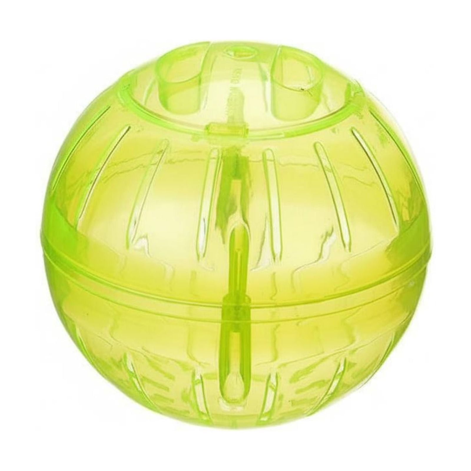 EHJRE 1 Pack Hamster Running Sphere 12cm Yellow Exercise Ball for Small Pets Controlled Movement and Playtime Fun