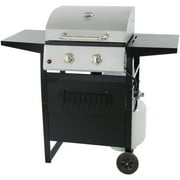 RevoAce 2-Burner Space Saver Propane Gas Grill, Stainless and Black, GBC1705WV