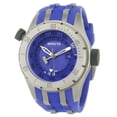 thumbnail image 1 of Invicta Men's 0225 Force Collection Blue Dial Grey Titanium and Blue Rubber GMT Watch, 1 of 4