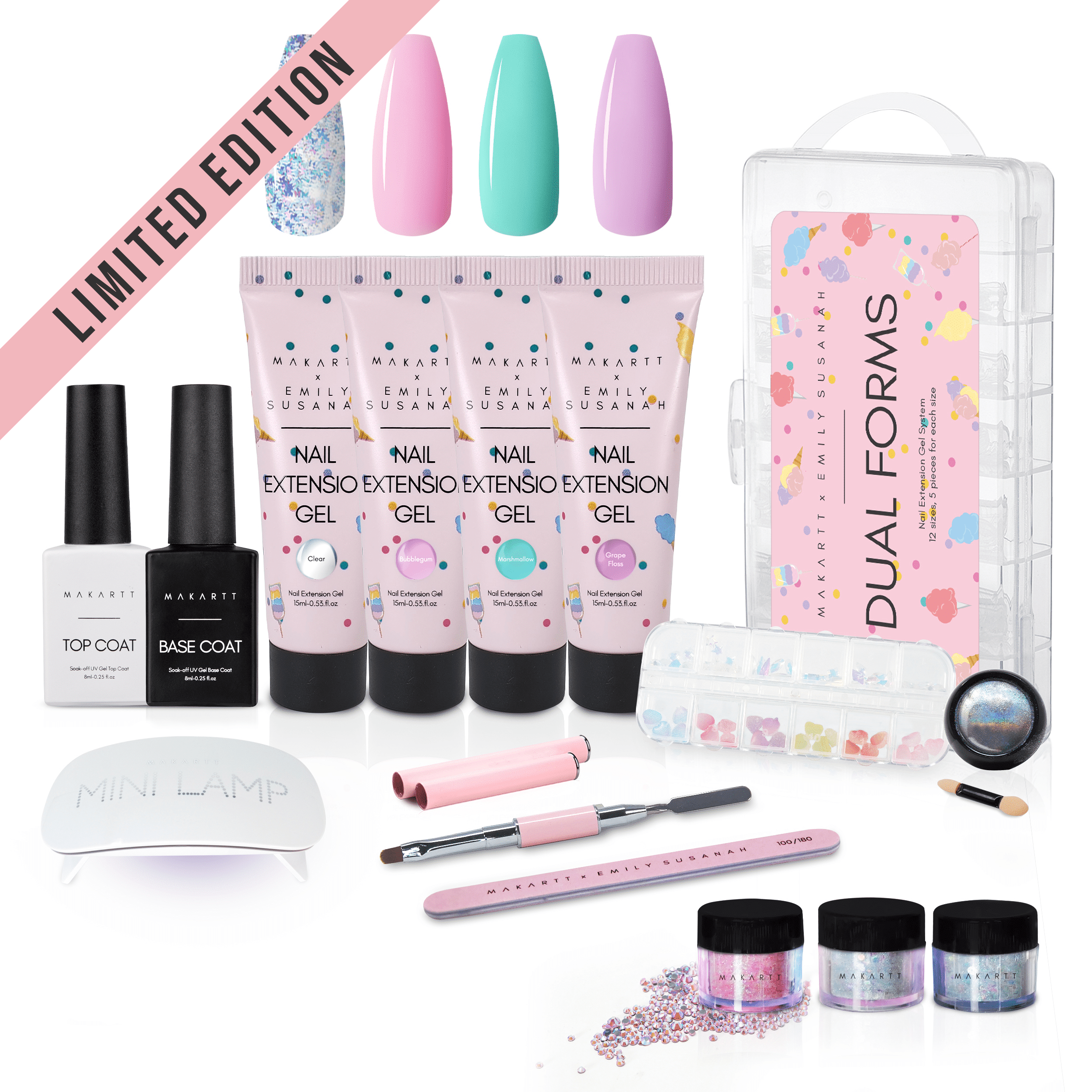 Makartt X Emily Susanah Limited Edition Poly Gel Nail Extension Kit