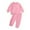 Pink, variant on Diufon Toddler Baby Sweatshirt Set Boys Girls Long Sleeve Crewneck Tops and Pants Fall Winter Outdoor Tracksuit