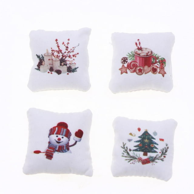 Mini Christmas Pillow Model Desktop Ornament For Home And Decoration Holiday For Any Workspace Or Living Area Strength Ornament Special Christmas Ornament Sparkly Ornament Sparkly Christmas Ornament