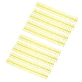 thumbnail image 4 of Binding Spines, Manual Bound Wear Resistant Good  Gloss 1/2in 30 Holes Binding Coils  For Office For Student Yellow, 4 of 8