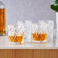 thumbnail image 6 of True Diamond Crystal Whiskey Tumblers Set of 2, Lead-Free Premium Crystal Clear Glass, Striking Lowball Cocktail Glasses, Scotch Glass Gift Set, 11 oz, 6 of 10