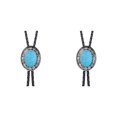thumbnail image 1 of Qarigey Bolo Tie para hombres, mujeres, camisa hecha a mano, corbatas, colgante, collar, ropa, corbatas para hombres, adornos, piedra de ojo de tigre Type5 NO5 Qarigey CBP189813, 1 of 5