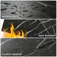 thumbnail image 3 of 30-Pack Peel and Stick Vinyl Floor Tiles, 12"x12" Self-Adhesive Waterproof Peel and Stick Flooring Planks DIY for Bathroom, Kitchen, Living Room, Cover 30 Sq. Ft Black, 3 of 7