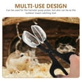 thumbnail image 4 of Plastic Hamster Poop Scooper for Small Pets and Farm Use Black 3pcs Portable Design, 4 of 9
