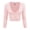 Blsuh, variant on Women's Cropped Bolero 3/4 Sleeve Button Down Cardigan Sweater CO129-WHT-L