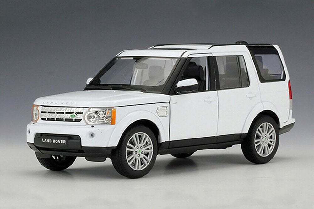 Land Rover Discovery 4, White - Welly 24008/4D - 1/24 scale Diecast Model Toy Car (Brand New but