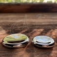 thumbnail image 2 of AroundSquare REGULAR Deadeye Contact Coins- Currency Manipulation, Worry Stone -Large (Titanium Mirror), 2 of 3