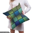 thumbnail image 4 of Ambesonne Colorful Fabric by the Yard Upholstery, Modern Geometric Bohem, 5 Yards, Blue Green, 4 of 4
