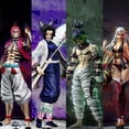 thumbnail image 2 of Demon Slayer Anime figura de acción Giyuutarou Daki Kokushibo Kochou Shinobu Toy Kimetsu No Yaiba Gyutarou modelo de colección de PVC Fivean unisex, 2 of 2