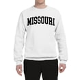 thumbnail image 2 of Wild Bobby State of Missouri College Style Unisex Crewneck Sweatshirt, 2 of 6
