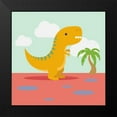 thumbnail image 2 of Malia, Rodrigues 12x12 Black Modern Framed Museum Art Print Titled - Lil T-rex, 2 of 5