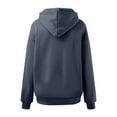 thumbnail image 4 of SIYUDAN Womens Hoodies Long Sleeve Hoodie Lightweight Pullover for Women Cute Hoodies Blue Sweatshirt Fall Outfits for Women 2025 Trendy Trending Clothes, 4 of 4